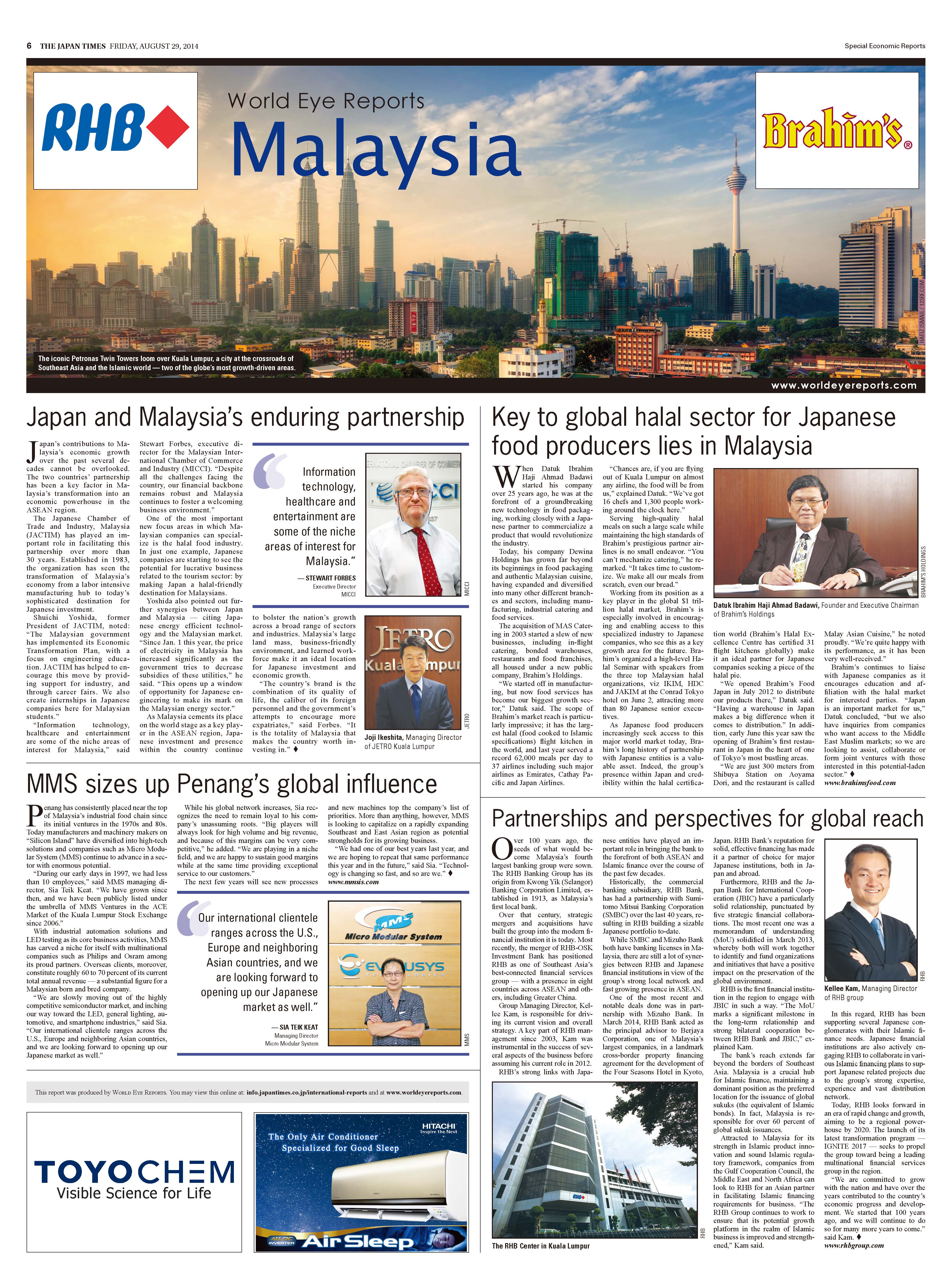 WER: Malaysia (Aug. 29, 2014)